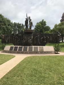 African American History Memorial at the Texas State Capitol in Austin