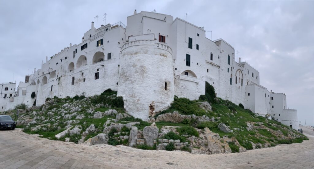 The exterior walls of the White City of Ostuni