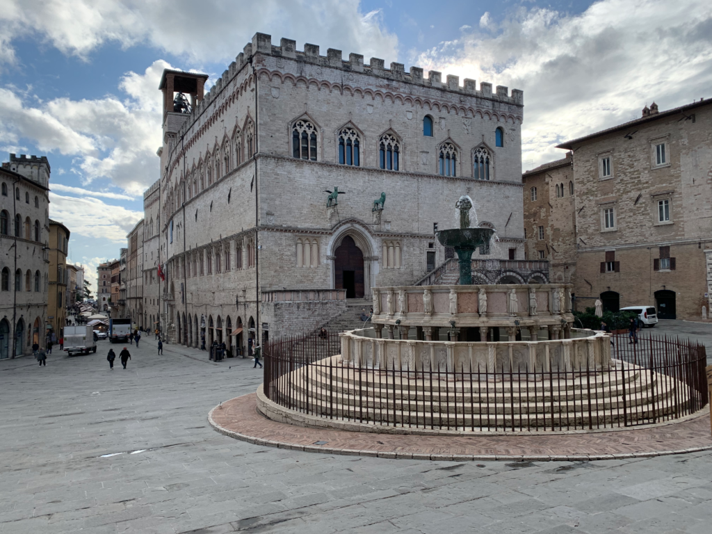 The main square in Perugia