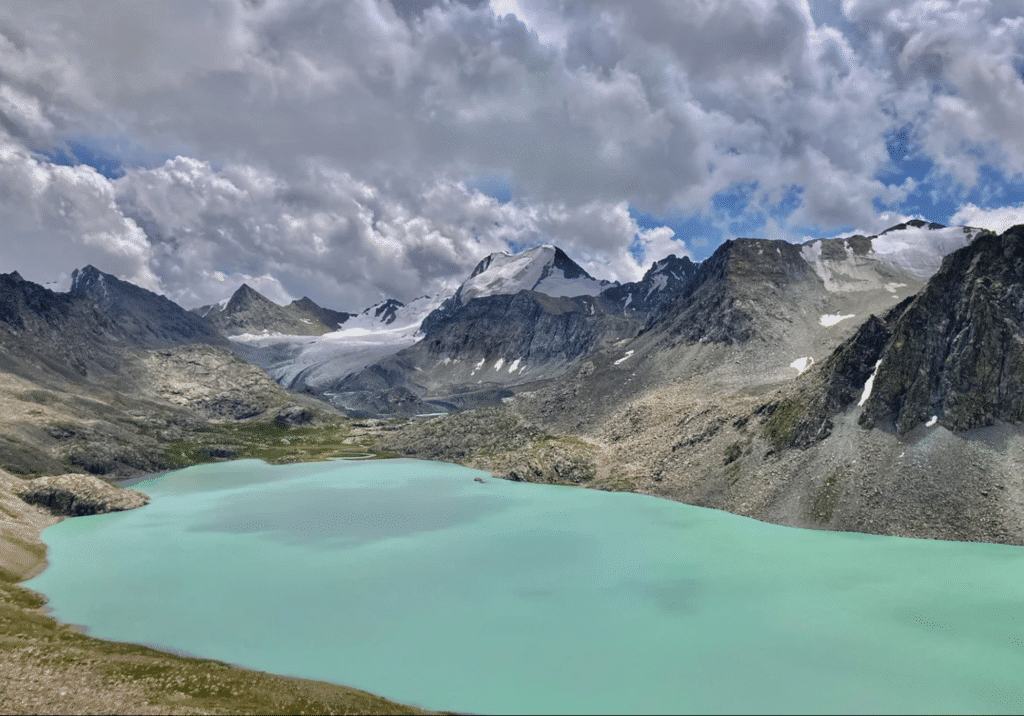 Kyrgyzstan's stunning Ala-Kul Lake, one of our 10 Most Beautiful Hikes in the World.