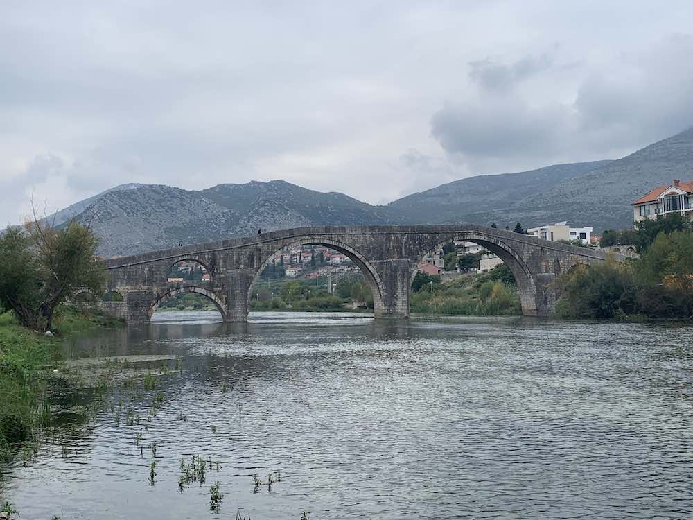 Arslanagic Bridge, the oldest bridge in Trebinje, Bosnia