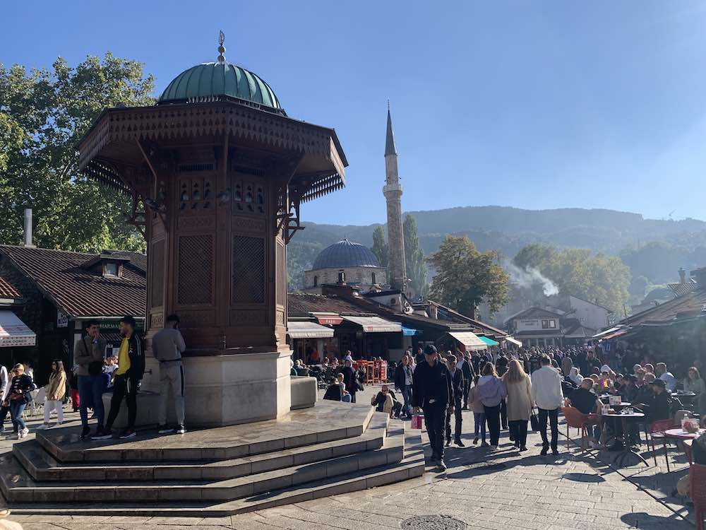 One week in Bosnia wouldn't be complete without heading to Sarajevo and its bustling Bascarsija.