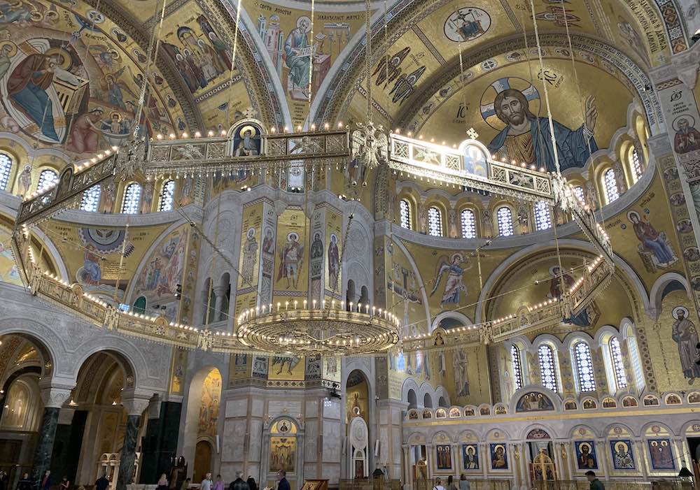 One week in Serbia wouldn't be complete without a visit to the gilded Temple of Saint Sava in Belgrade.