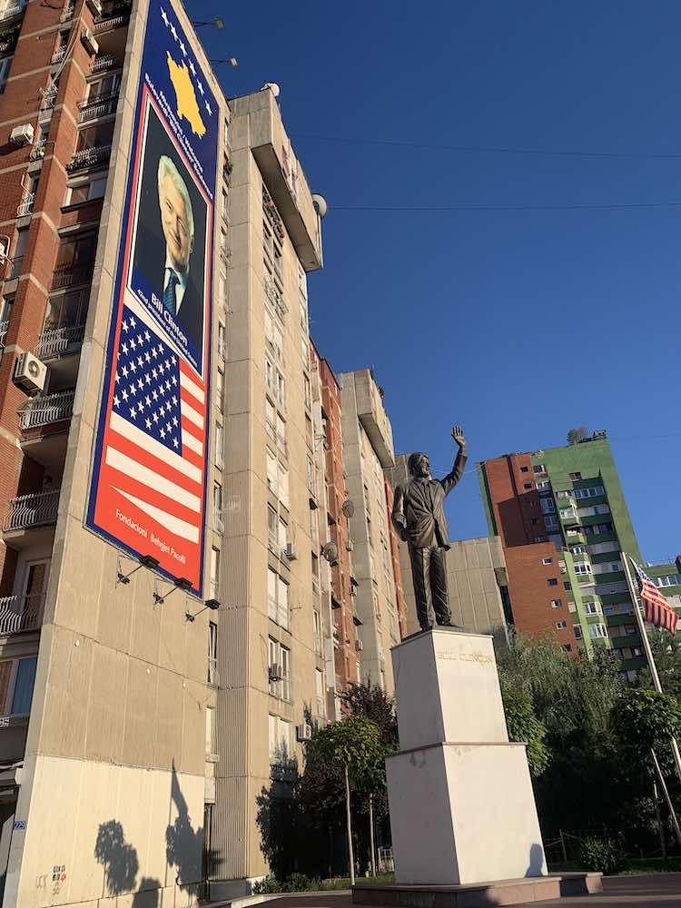 Bill Clinton Statue in Pristina, Kosovo