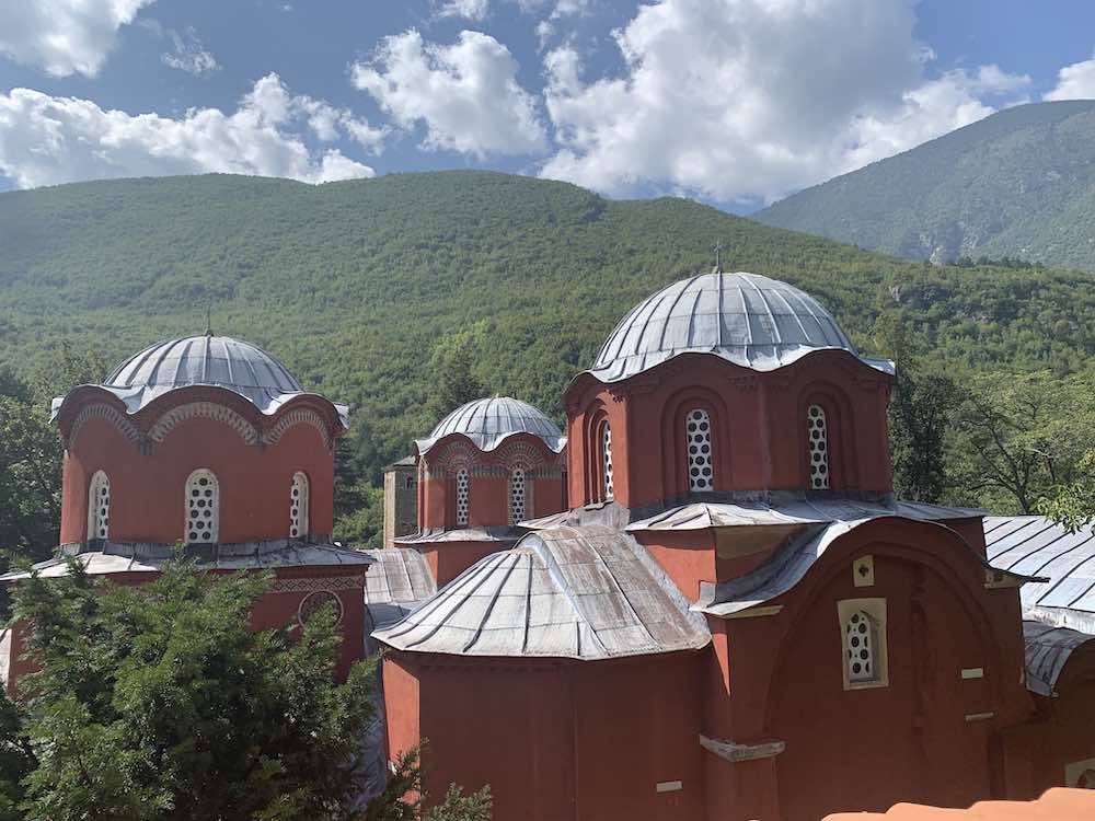 Pec Patriarchate Monastery in Peja, Kosovo. A must-visit during one week in Kosovo.