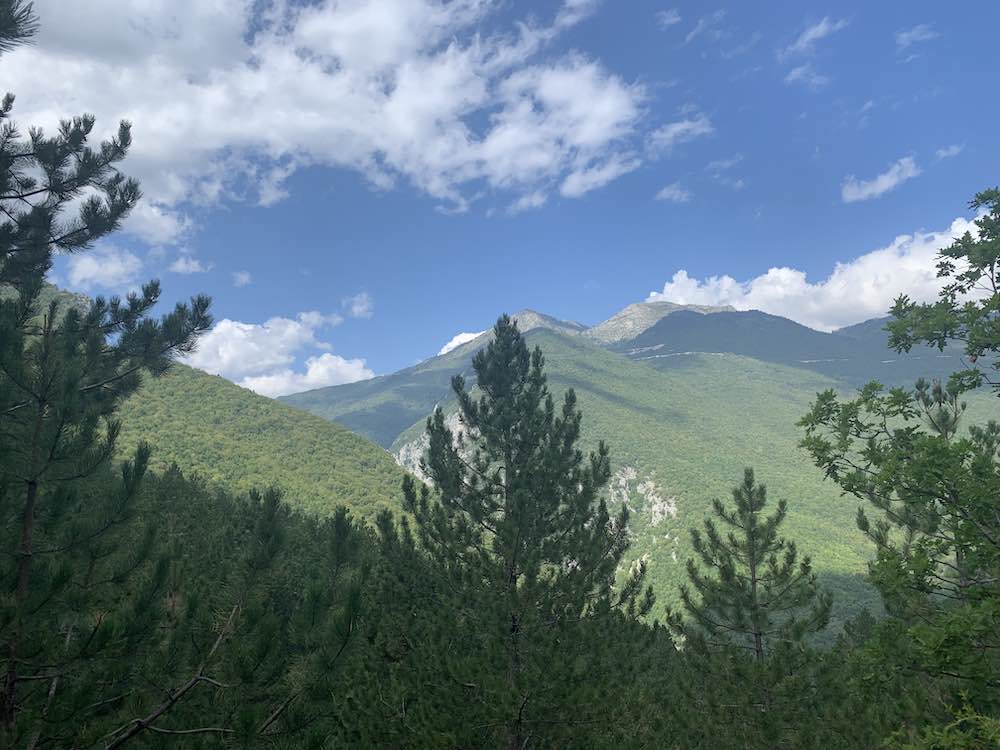 Accursed Mountains near Peja, Kosovo.