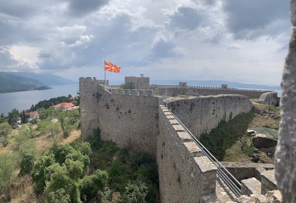 Samuel's Fortress in Ohrid, North Macedonia.