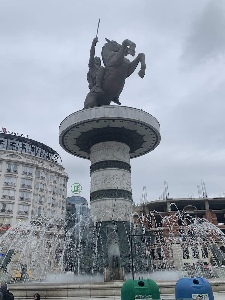 Check out Skopje's wacky statues during one week in North Macedonia.