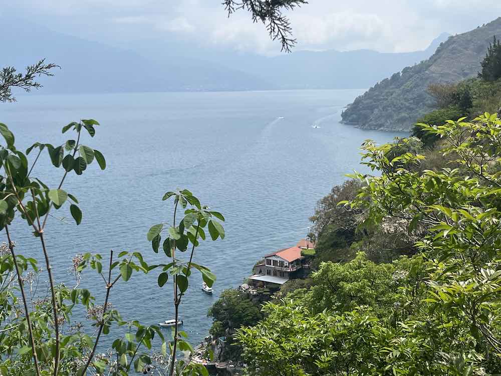 La Casa del Mundo on Lake Atitlan in Guatemala. 
