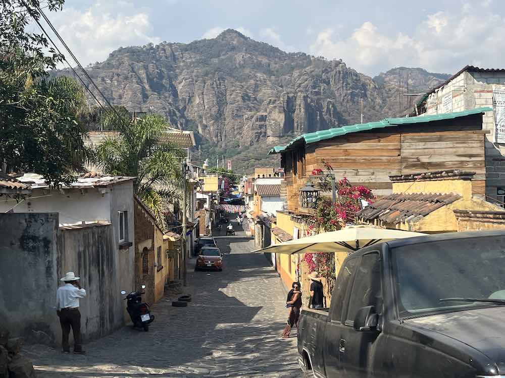Tepoztlan, Mexico landscape.