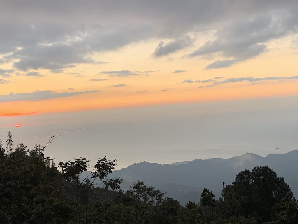 View from Hostal Donde Moncho near Minca, Colombia.