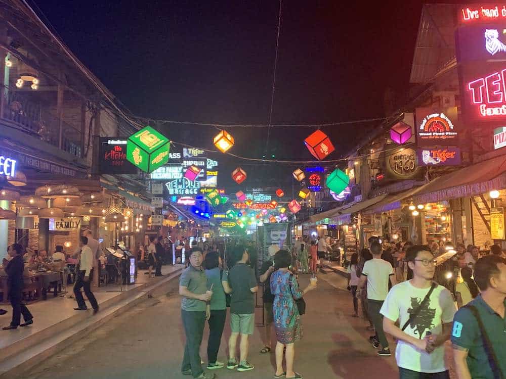 Head to Siem Reap's Pub Street and check out it's nightlife while in Cambodia.