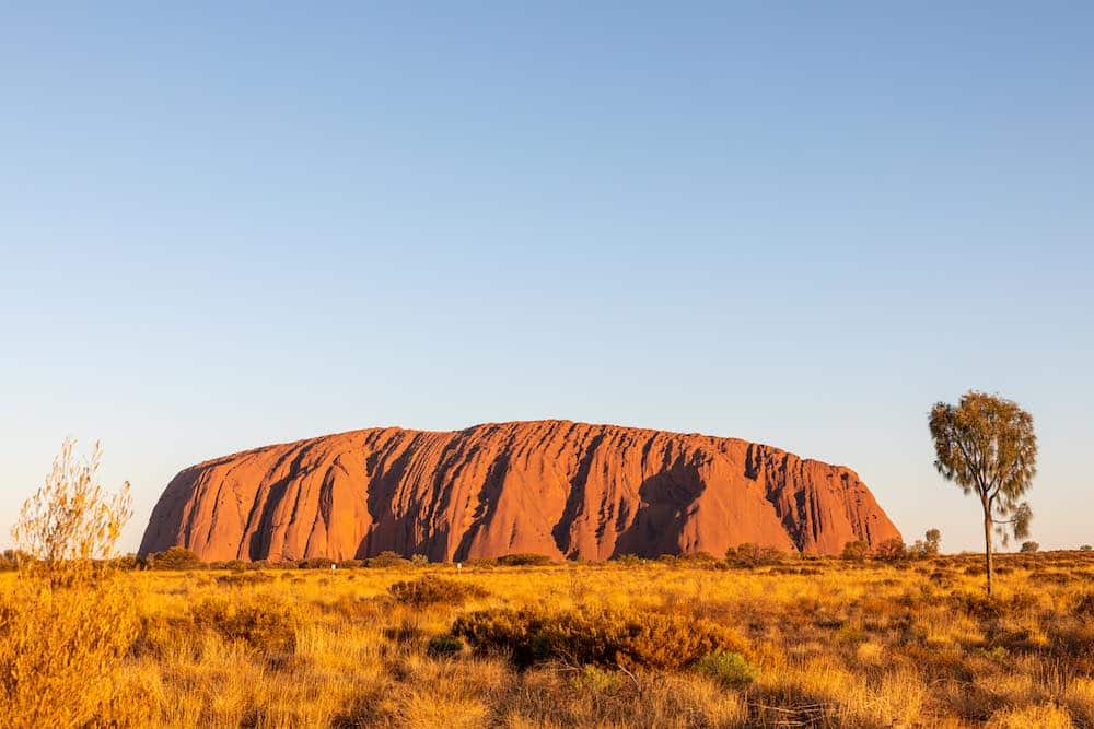 Uluru (Ayers Rock) is the most iconic place to visit in the Australian outback.