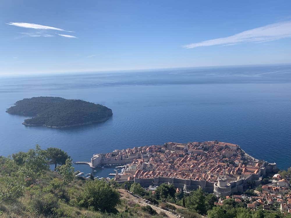 The beautiful old town of Dubrovnik, Croatia.