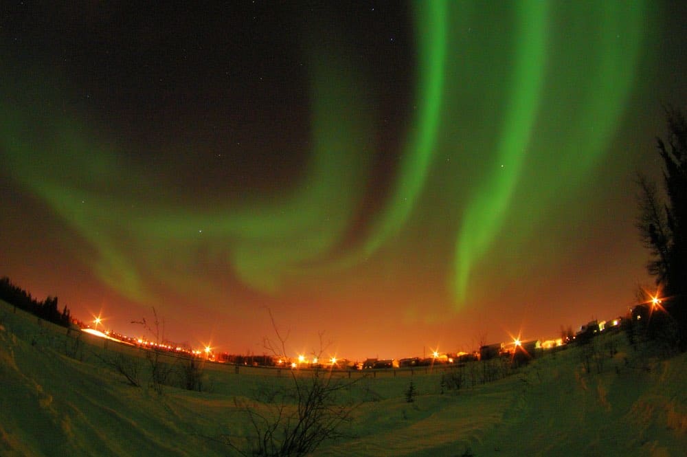 Yellowknife, Canada Northern Lights.