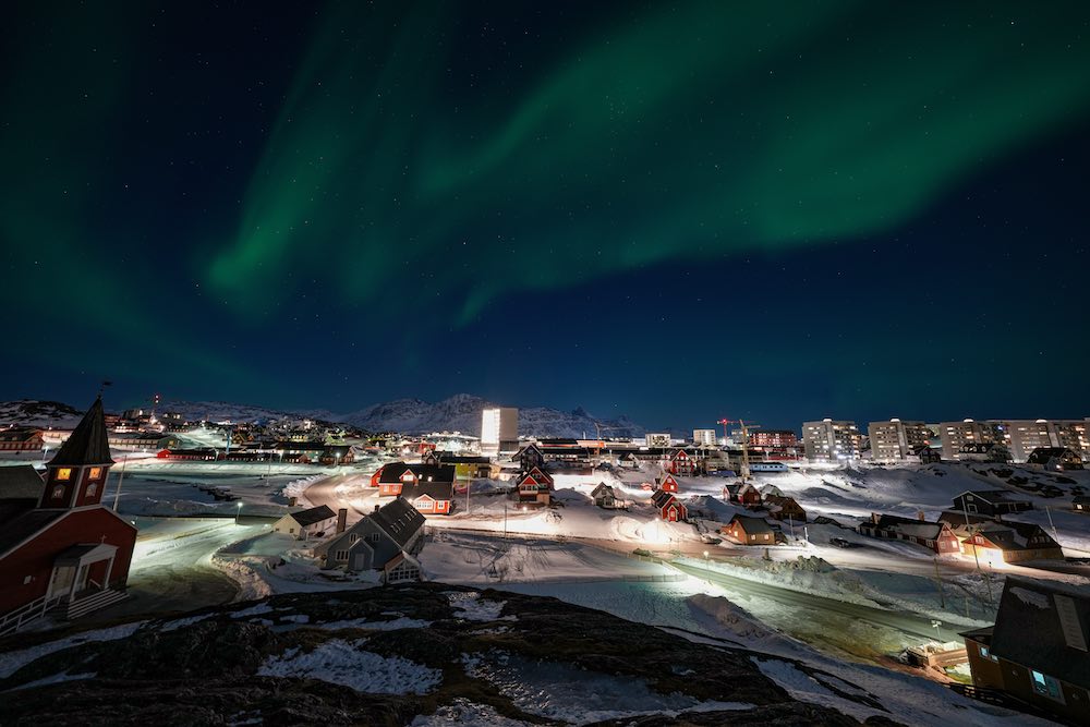 Which countries can you see the Northern Lights in? Greenland, part of Denmark, is one of the best destinations for seeing the Aurora Borealis. 