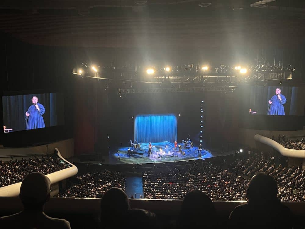 The nosebleeds at Auditorio Nacional in Mexico City for the Natalia LaFourcade concert on October 7th, 2025.