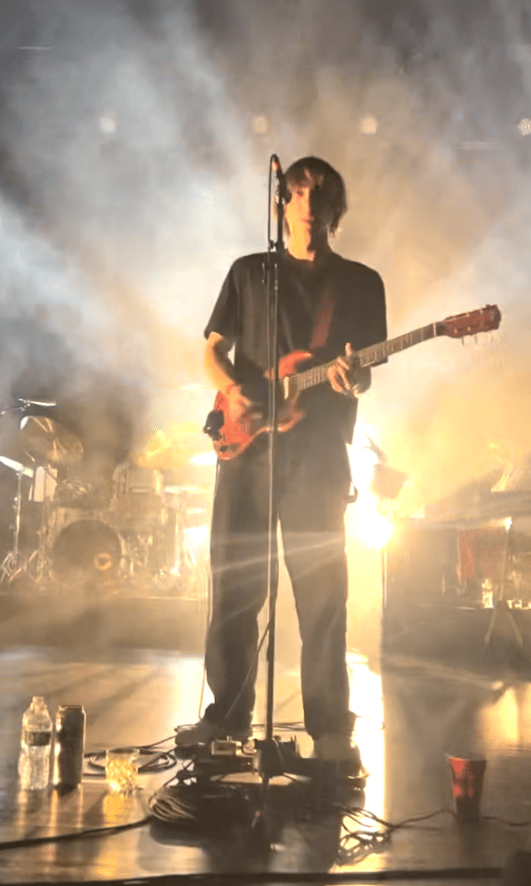 Cameron Winter at the Geese show at the Brooklyn Paramount on November 20, 2025